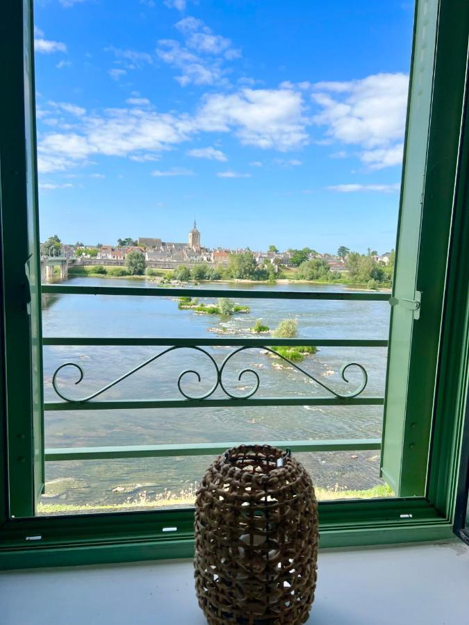 La Vue Loire Appartement Saint-Denis-de l'Hotel Luaran gambar